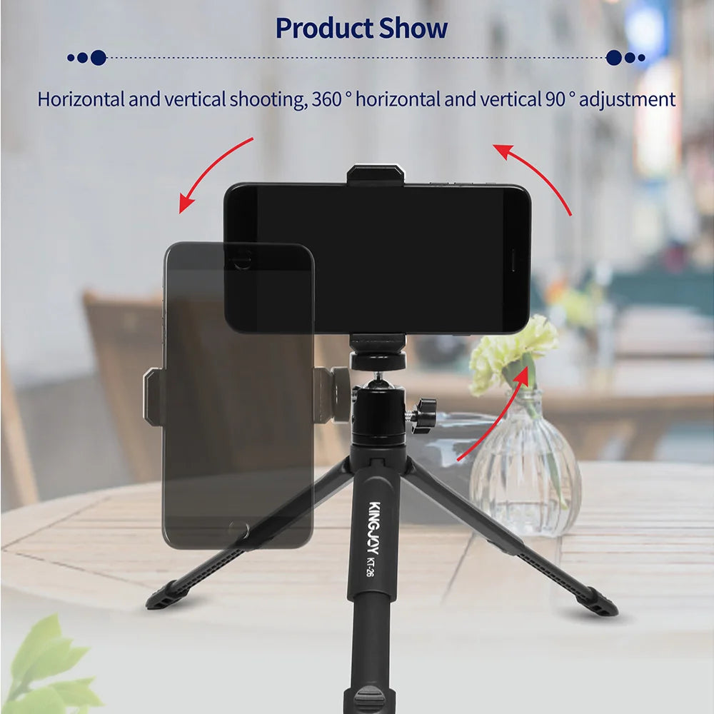 KINGJOY Desktop Selfie Stick Tripod