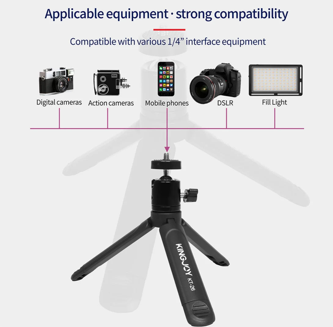 KINGJOY Desktop Selfie Stick Tripod