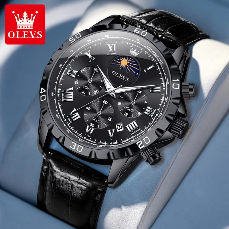 OLEVS Moon phase Original Men's Watches