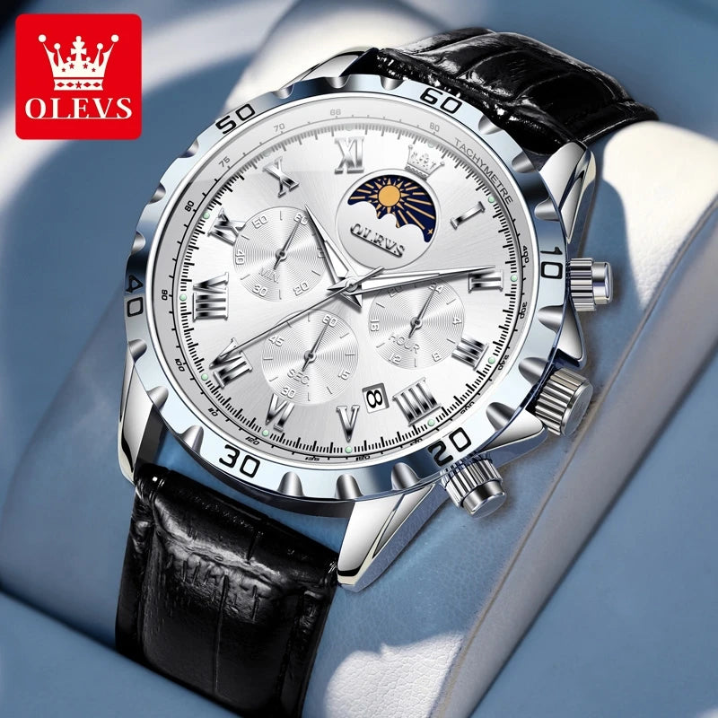 OLEVS Moon phase Original Men's Watches